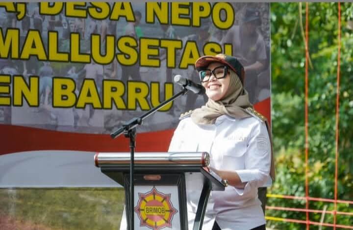 Bupati Barru Apresiasi Kapolda Sulsel atas Pembangunan Jembatan Gantung di Desa Nepo