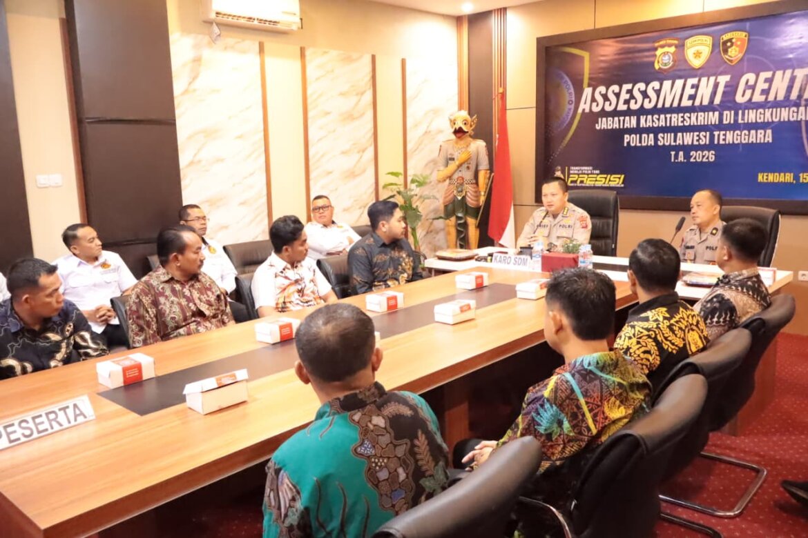 *Biro SDM Polda Sultra Gelar Assessment Center Jabatan Kasatreskrim, Wujudkan SDM Polri Presisi dan Profesional*
