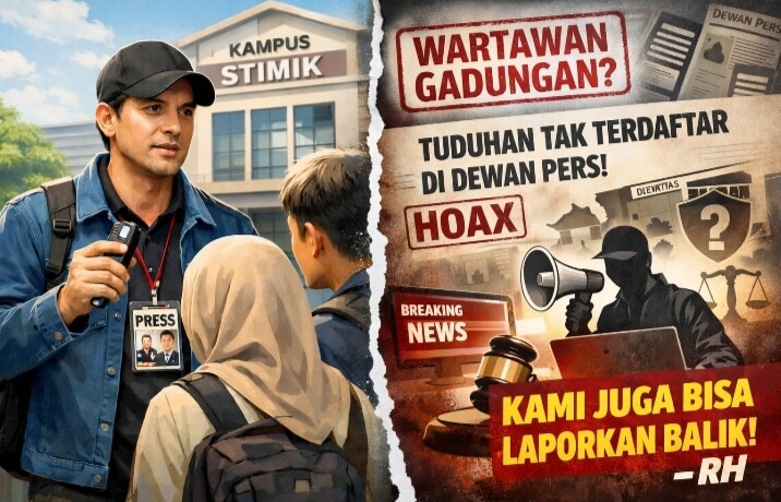 Dituding “Wartawan Gadungan”, RH: Hanya Konfirmasi Mahasiswa, Kami Juga Bisa Tempuh Jalur Hukum