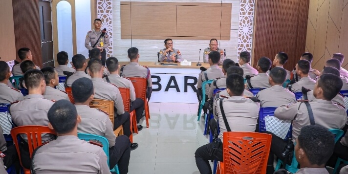 Kapolres Barru Bekali Siswa Latja SPN Polda Sulsel, Tekankan Disiplin dan Integritas