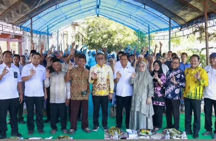 Pemkab Barru Perkuat Sektor Perikanan, Wabup Hadiri Rembuk Tambak dan Tebus Bersama Pupuk Bersubsidi