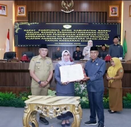 Bupati Andi Ina dan DPRD Barru Sepakati Perubahan KUA-PPAS APBD 2026